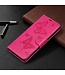 Fuchsia Vlinders Bookcase Hoesje voor de Samsung Galaxy Note 20 Ultra