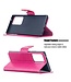 Fuchsia Vlinders Bookcase Hoesje voor de Samsung Galaxy Note 20 Ultra