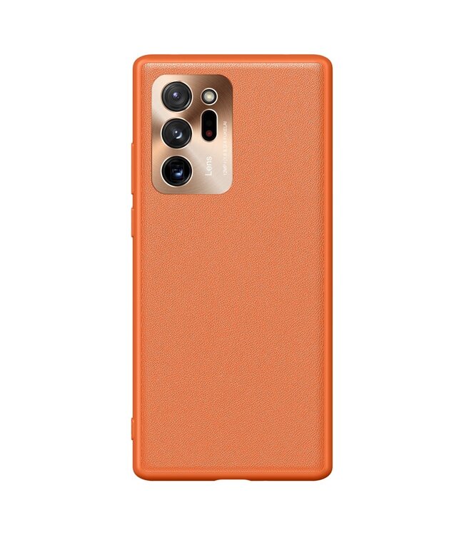 Oranje Hybrid Hoesje voor de Samsung Galaxy Note 20 Ultra