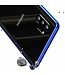 Blauw Metaal + Tempered Glass Hoesje voor de Samsung Galaxy Note 20 Ultra