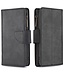 Zwart Silky Bookcase Hoesje voor de Samsung Galaxy Note 20 Ultra