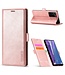 LC.IMEEKE Rosegoud Bookcase Hoesje voor de Samsung Galaxy Note 20 Ultra