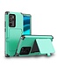 Turquoise Pasjeshouder Hybrid Hoesje voor de Samsung Galaxy Note 20 Ultra