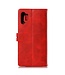 Rood Wallet Bookcase Hoesje voor de Samsung Galaxy Note 10 Plus