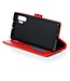 Rood Wallet Bookcase Hoesje voor de Samsung Galaxy Note 10 Plus