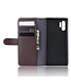 Bruin Wallet Bookcase Hoesje voor de Samsung Galaxy Note 10 Plus