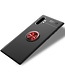 Zwart / Rood Kickstand TPU Hoesje voor de Samsung Galaxy Note 10 Plus