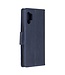 Blauw Vlinder Bookcase Hoesje voor de Samsung Galaxy Note 10 Plus