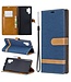 Blauw Jeans Bookcase Hoesje voor de Samsung Galaxy Note 10 Plus