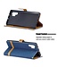 Blauw Jeans Bookcase Hoesje voor de Samsung Galaxy Note 10 Plus