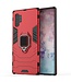 Rood Ring houder Hybrid Hoesje voor de Samsung Galaxy Note 10 Plus