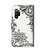 Bloemen Bookcase Hoesje voor de Samsung Galaxy Note 10 Plus