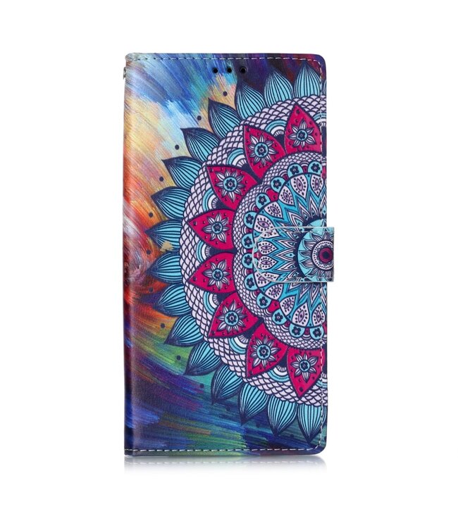 Mandala Bloem Bookcase Hoesje voor de Samsung Galaxy Note 10 Plus