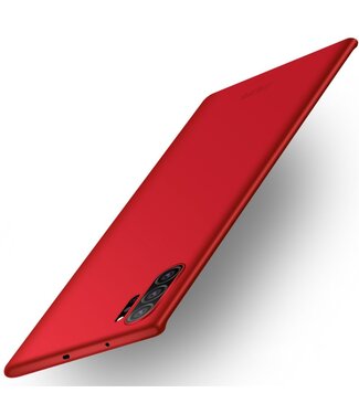 Rood Mat Hardcase Hoesje Samsung Galaxy Note 10 Plus