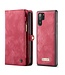 CaseMe Rood 2-in-1 Bookcase Hoesje voor de Samsung Galaxy Note 10 Plus