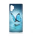 Blauwe Vlinder TPU Hoesje voor de Samsung Galaxy Note 10 Plus