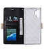 Zwart Kant Patroon Bookcase Hoesje voor de Samsung Galaxy Note 10 Plus