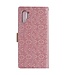 Roze Kant Patroon Bookcase Hoesje voor de Samsung Galaxy Note 10 Plus