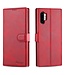 AZNS Rood Wallet Bookcase Hoesje voor de Samsung Galaxy Note 10 Plus