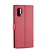 AZNS Rood Wallet Bookcase Hoesje voor de Samsung Galaxy Note 10 Plus