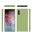 Groen Siliconen Hoesje voor de Samsung Galaxy Note 10 Plus
