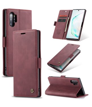 Bordeauxrood Wallet Bookcase Hoesje Samsung Galaxy Note 10 Plus