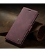 CaseMe Bordeauxrood Wallet Bookcase Hoesje voor de Samsung Galaxy Note 10 Plus