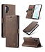 CaseMe Bruin Wallet Bookcase Hoesje voor de Samsung Galaxy Note 10 Plus