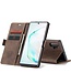 CaseMe Bruin Wallet Bookcase Hoesje voor de Samsung Galaxy Note 10 Plus