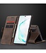 CaseMe Bruin Wallet Bookcase Hoesje voor de Samsung Galaxy Note 10 Plus