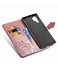 Rosegoud Mandala Bloem Bookcase Hoesje voor de Samsung Galaxy Note 10 Plus