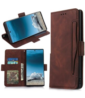 Bruin Wallet Bookcase Hoesje Samsung Galaxy Note 10 Plus