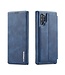 LC.IMEEKE Blauw Bookcase Hoesje voor de Samsung Galaxy Note 10 Plus