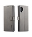 LC.IMEEKE Grijs Bookcase Hoesje voor de Samsung Galaxy Note 10 Plus