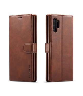 Bruin Bookcase Hoesje Samsung Galaxy Note 10 Plus