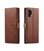 LC.IMEEKE Bruin Bookcase Hoesje voor de Samsung Galaxy Note 10 Plus