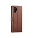 LC.IMEEKE Bruin Bookcase Hoesje voor de Samsung Galaxy Note 10 Plus