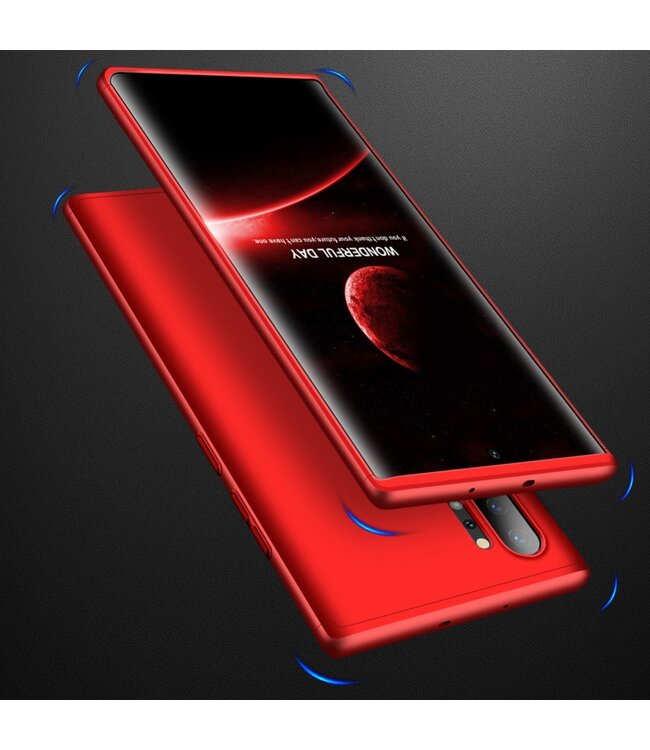 GKK Rood Mat Hardcase Hoesje voor de Samsung Galaxy Note 10 Plus
