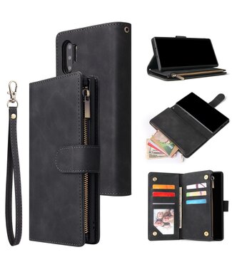 Zwart Pasjeshouder Bookcase Hoesje Samsung Galaxy Note 10 Plus