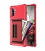 Rood Pasjeshouder Bookcase Hoesje voor de Samsung Galaxy Note 10 Plus