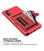 Rood Pasjeshouder Bookcase Hoesje voor de Samsung Galaxy Note 10 Plus