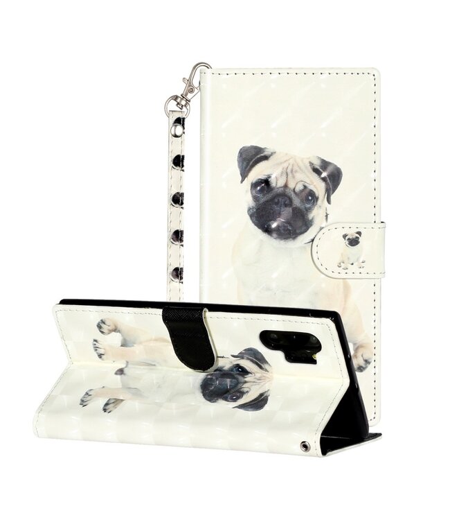 Hond Bookcase Hoesje voor de Samsung Galaxy Note 10 Plus
