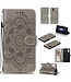 Grijs Mandala Bloem Bookcase Hoesje voor de Samsung Galaxy Note 10 Plus