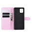 Lichtroze Litchee Bookcase Hoesje voor de Samsung Galaxy Note 10 Lite