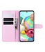 Lichtroze Litchee Bookcase Hoesje voor de Samsung Galaxy Note 10 Lite