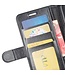 Zwart Wallet Bookcase Hoesje voor de Samsung Galaxy Note 10 Lite