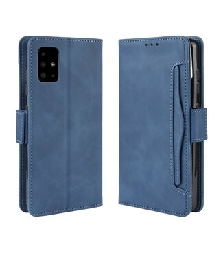 Blauw Wallet Bookcase Hoesje Samsung Galaxy Note 10 Lite