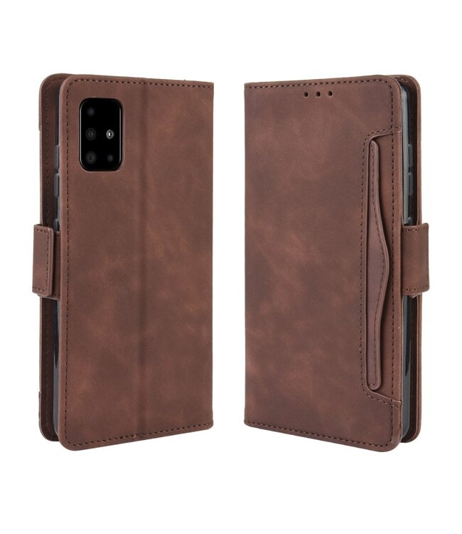 Bruin Wallet Bookcase Hoesje voor de Samsung Galaxy Note 10 Lite