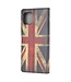 Retro UK Flag Bookcase Hoesje voor de Samsung Galaxy Note 10 Lite
