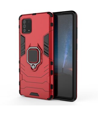 Rood Kickstand Hybrid Hoesje Samsung Galaxy Note 10 Lite